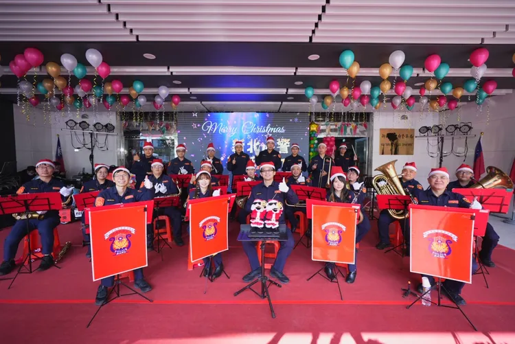 現場邀請到警察同仁表演。警方提供