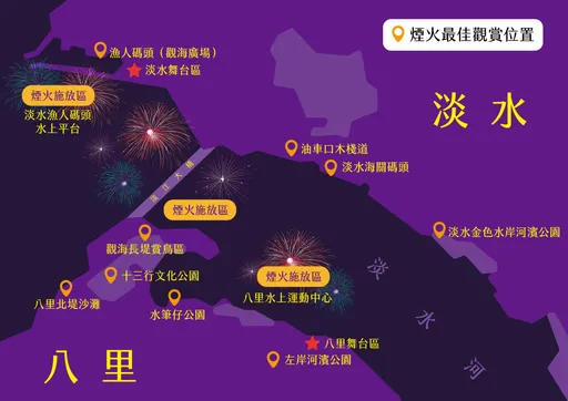 瘋跨年|2023全台最長跨年煙火秀在新北 最佳觀賞點攻略大公開