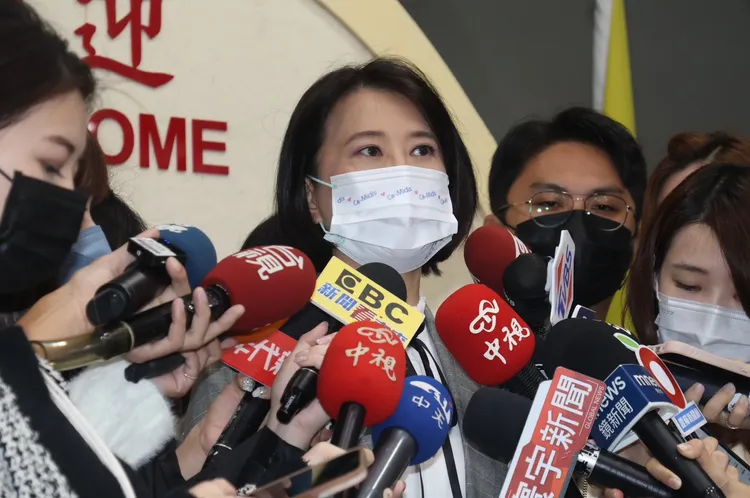 國民黨台北市議員王鴻薇。彭欣偉攝