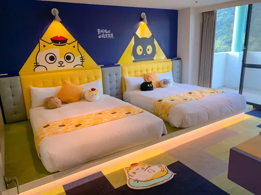 貓奴注意|最強毛孩巨星「黃阿瑪」的主題房 台南冒險飯店即日起開賣