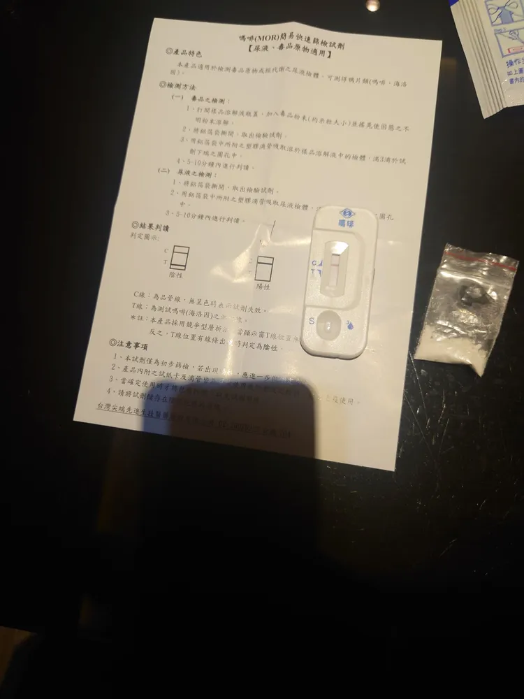 經化驗確定池男所持有的不明粉末為毒品。警方提供