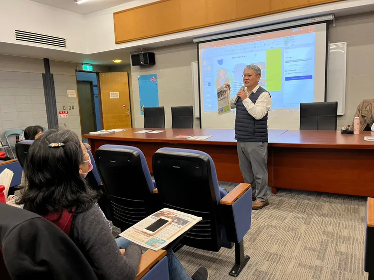 讀報教育推動，教育局也於12月14日辦理國中教師讀報教育研習。縣府提供