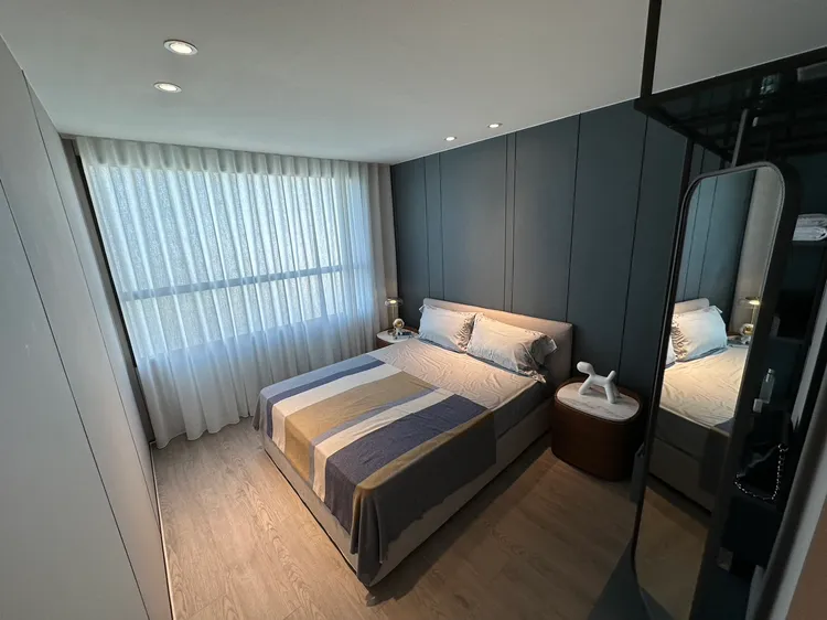 採雙主臥格局，市場少見。王鈞生攝