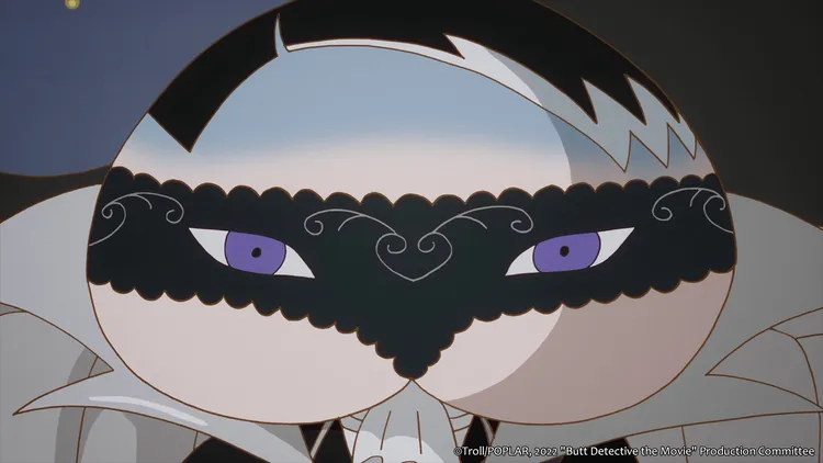 反派「屁屁亞蒂」戴著蕾絲內褲。台北双喜電影提供