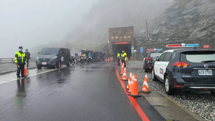 大關山隧道口。台東縣警察局提供