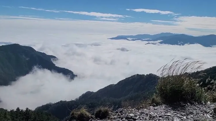 向陽山區雲海。台東縣警察局提供