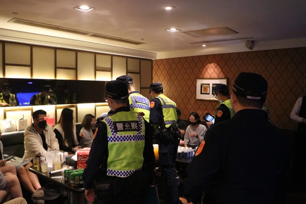 花蓮警方擴大臨檢。縣警局提供