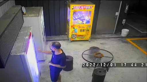 賓士大盜闖自助洗車場 劫走投幣機現金影片曝光