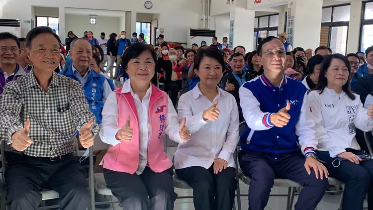 盧秀燕盛讚好的球員要有好的教練，朱立倫就是帶領國民黨勝選的那個重要的舵手。曾雪蒨攝