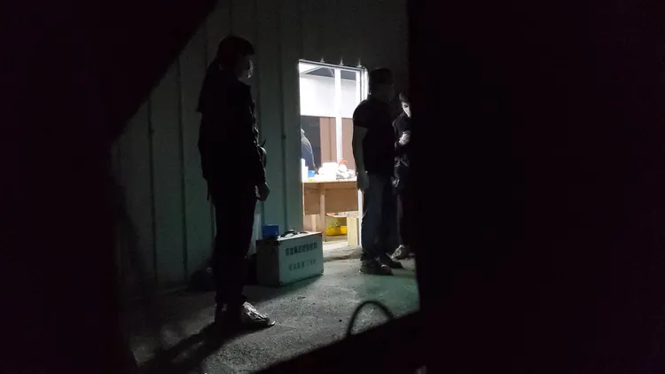 警方到場採證。王勇超攝