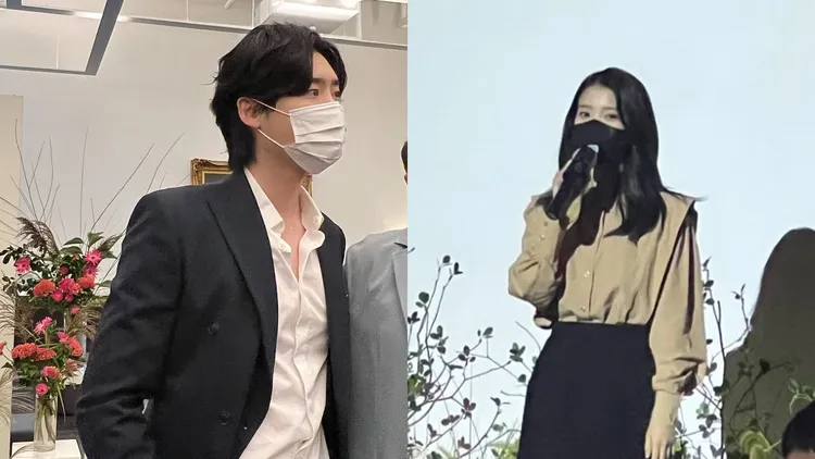 李鍾碩（左圖）的弟弟10月結婚，IU擔任婚禮歌手。翻攝推特、YouTube