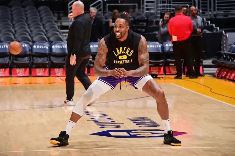 NBA巨星「魔獸」Dwight Howard，以月薪640萬元來台打球，加入桃園永豐雲豹籃球隊。資料照片