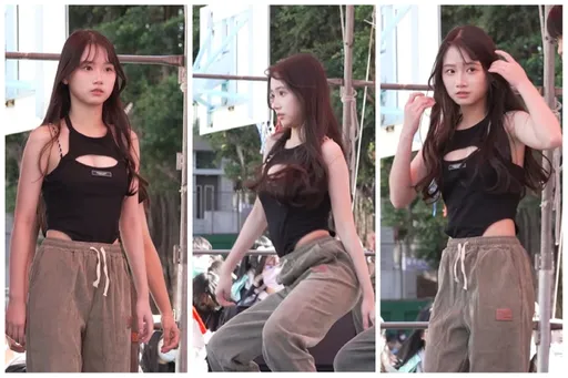 台中二中正妹熱舞「連身衣挖洞」　仙氣爆棚！網狂讚：漂亮到哭