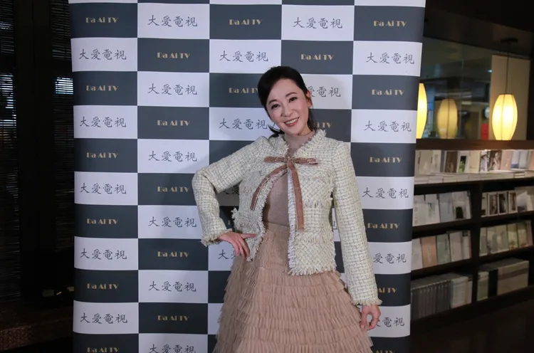 況明潔今出席大愛劇場《南國小太陽》茶敘。大愛提供