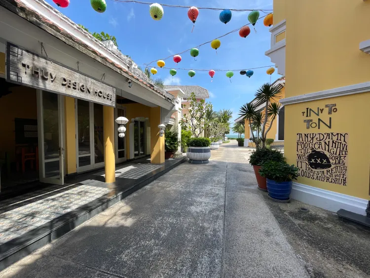 度假村亦結合越南當地特色。黃盈甄攝