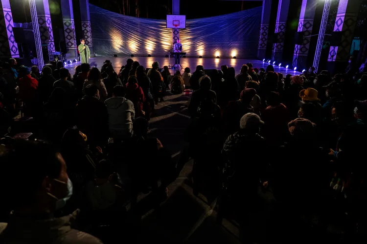 「回家跳舞—部落巡演」部落巡演。台東縣府提供