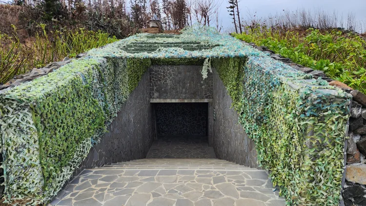 龍門閉鎖陣地是軍事坑道，不受氣候影響。許逸民攝