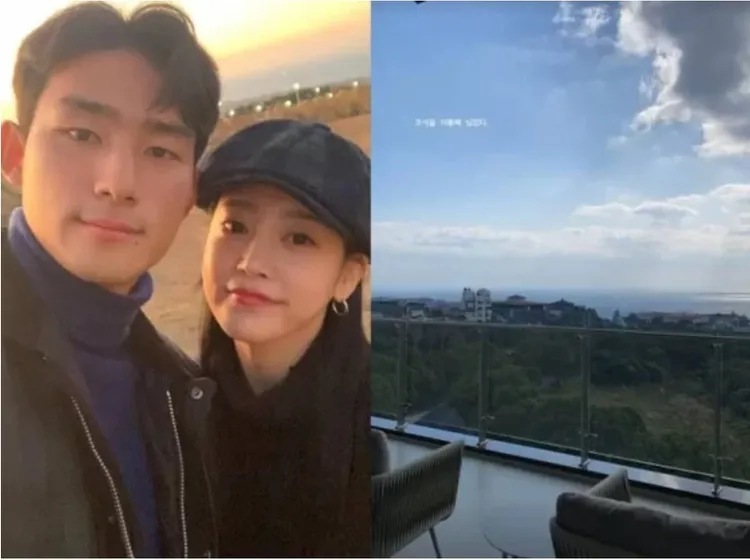 昭妍和小10歲老公到濟州島度假。翻攝昭妍IG