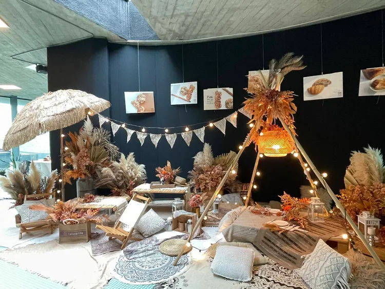 記者會現場邀請20家大東北角觀光圈的產業夥伴與精選壯圍在地農產，舉辦築夢市集與民眾互動分享特色物產，展現地方觀光價值及實力。風管處提供