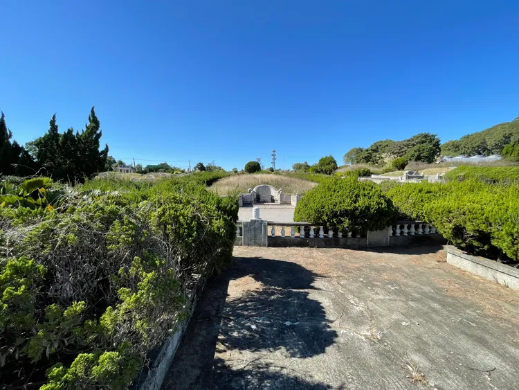 棄屍現場就位在台中市新社區第七公墓內。王煌忠攝