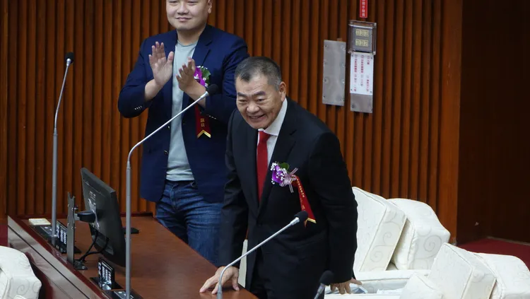卸任議長陳錦祥。莊宗達攝
