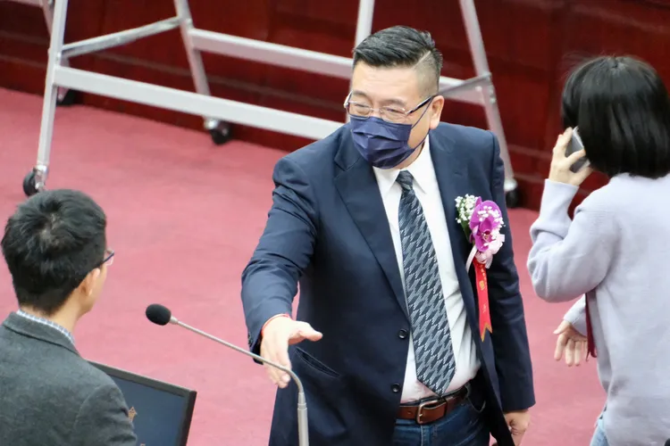 葉林傳連任副議長。陳志淵攝