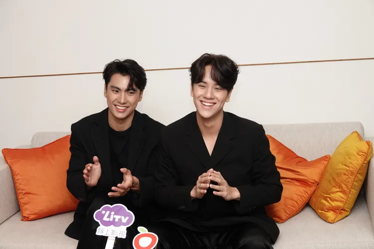 Nanon（右）來台前沒時間做功課，Ohm想帶他去台北101。陳德興攝