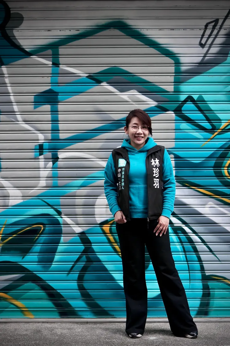 林珍羽問政上不是大聲就是講得對。林林攝