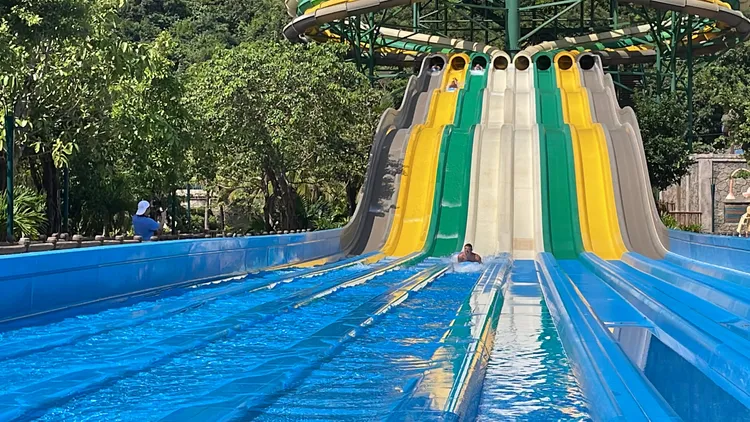 香島自然公園水上娛樂設施。黃盈甄攝