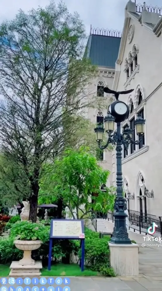 歐洲古堡建築，網紅網美拍照的好景點。TikTok@boastyle 提供