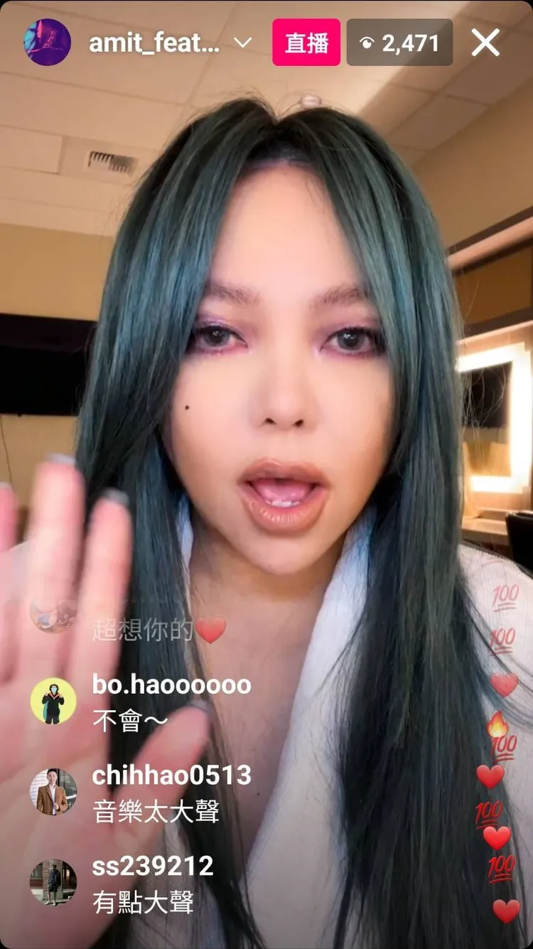 張惠妹今在賭城開唱前開直播通知大家準備搶票。翻攝張惠妹IG