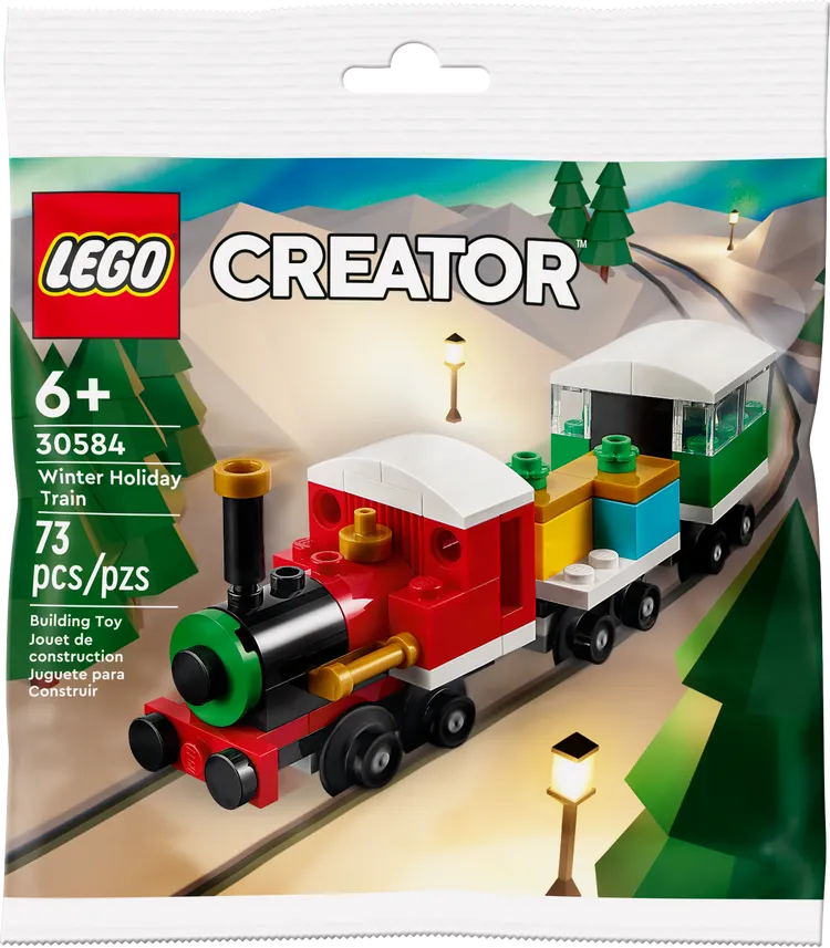 購買全店商滿1600元，送「30584冬季假期列車」組合。業者提供