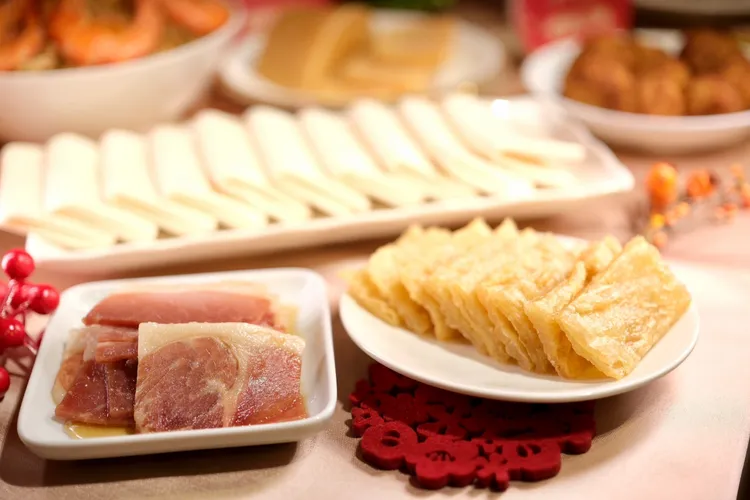 南門市場上海火腿 富貴雙方售價429元。陳志淵攝