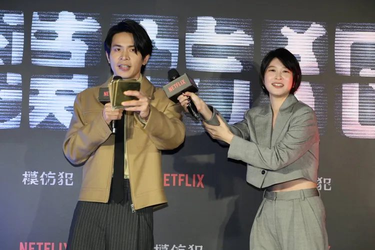 姚淳耀和江宜蓉劇中都飾演記者。朱世閎攝