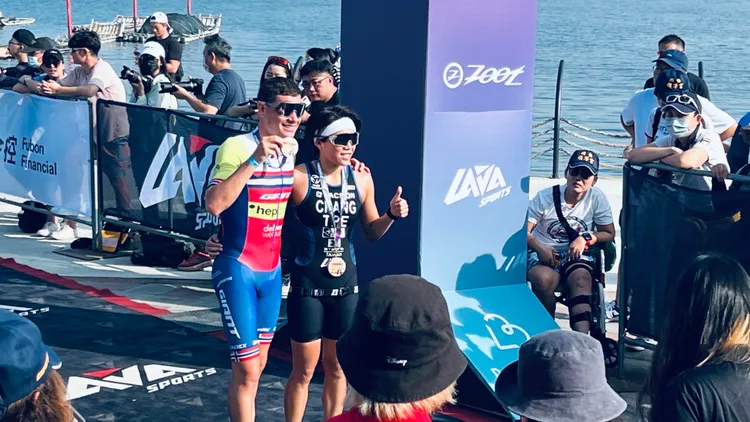 伊登也來大鵬灣參加表演賽。鵬管處提供