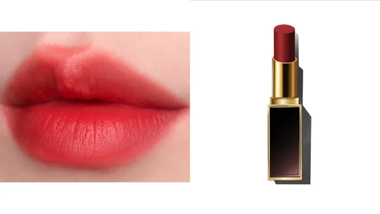 TOM FORD設計師絲絨霧光唇膏#91Lucky Star，1950元。品牌提供