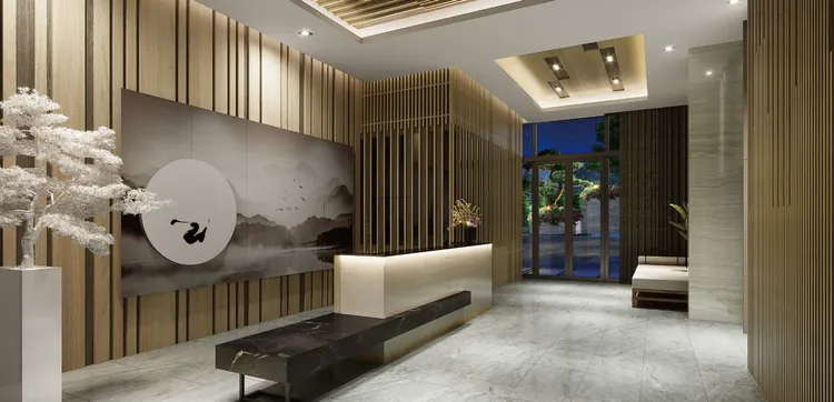 南京西路靠近捷運松山新店線北門站一帶，屬於大同區的核心生活圈，地段良好吸引建商插旗，今年已有個案開價單坪挑戰百萬元，圖為預售案「麗盛南京」。翻攝麗盛南京官網