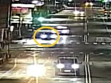 陳男車停路口昏睡車內。民眾提供