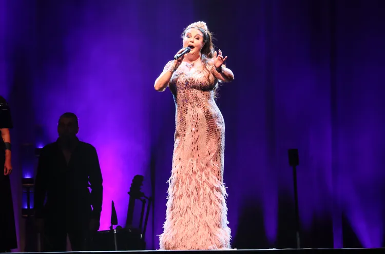 舞者出身的莎拉，隨著音樂擺動很有律動感。鄭孟晃攝