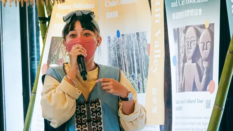 南迴健康促進關懷服務協會的返鄉排灣青年張淑媚。古和純攝