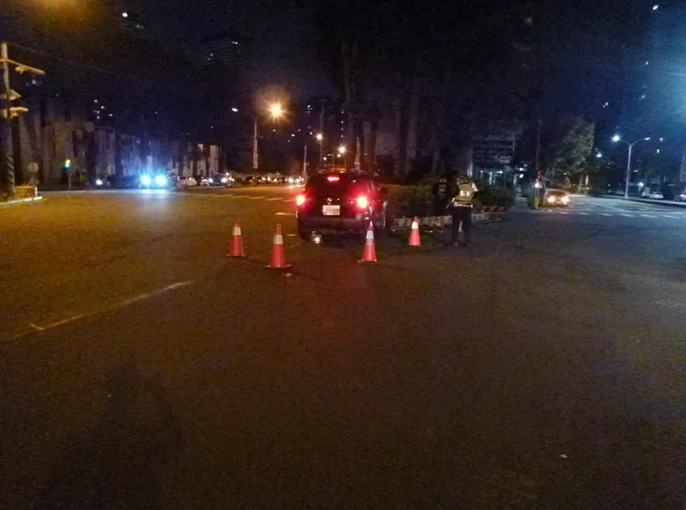 警方到場調查。讀者提供