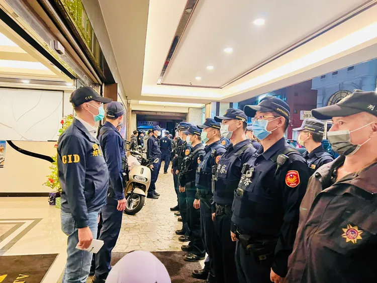 南警昨執行威力掃蕩專案勤務。警方提供