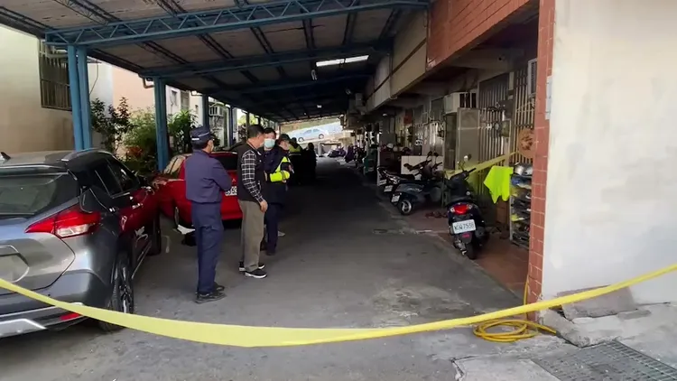 警方封鎖現場。孫英哲攝