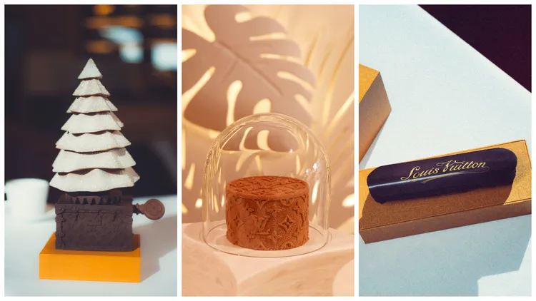 Maxime Frédéric將LV標誌性主題融入糕點與巧克力創作。品牌提供