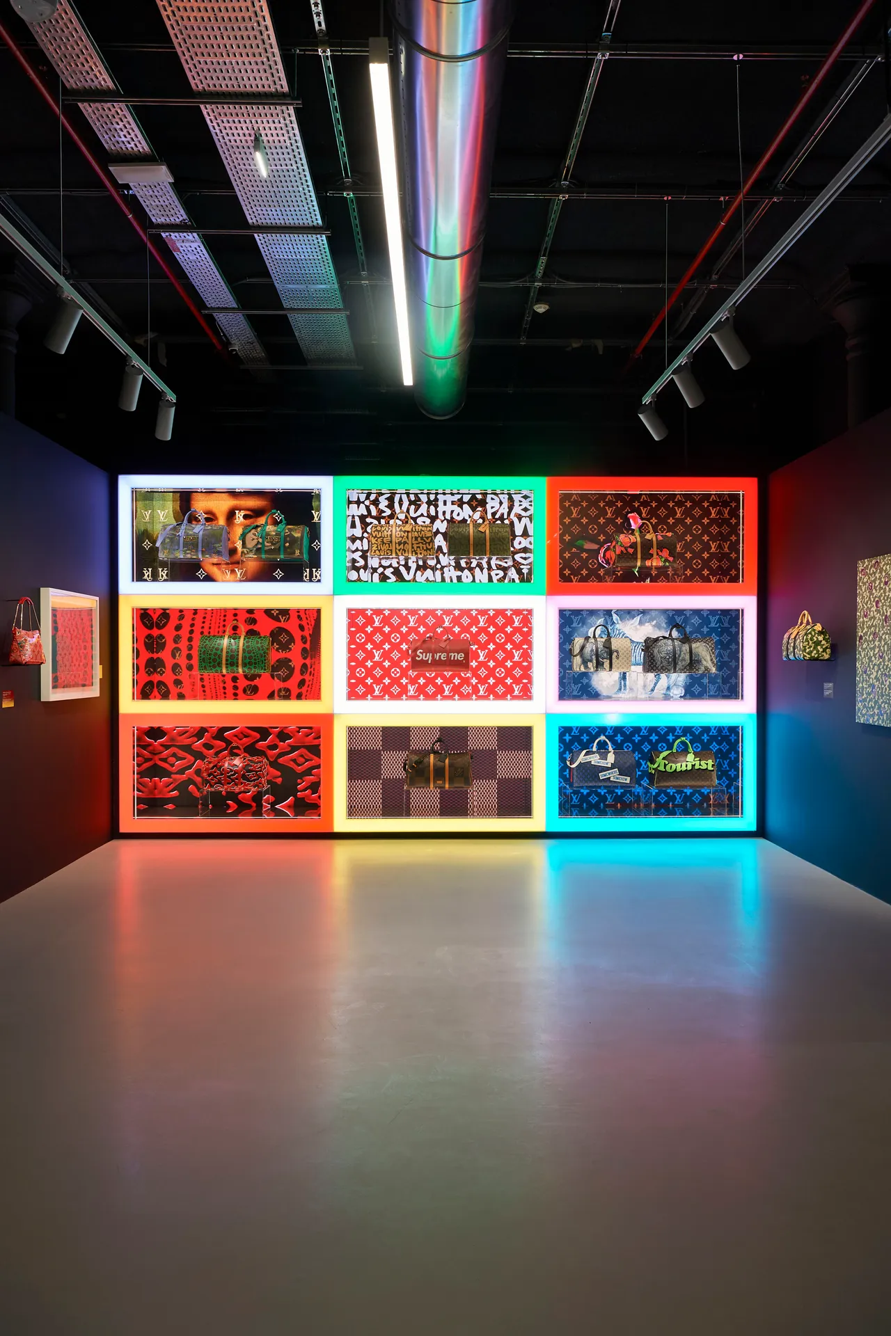 「馳騁想像Bags as Blank Canvas」展間。品牌提供