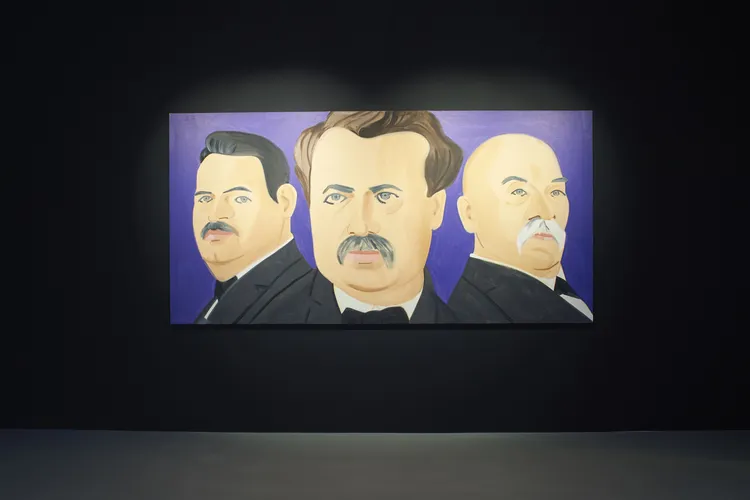 美國藝術家Alex Katz所繪的路易威登肖像 。品牌提供