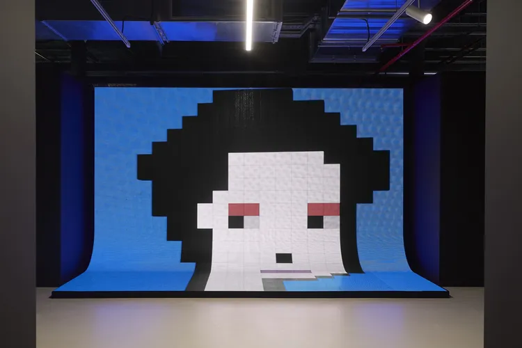 藝術家曹斐創作的路易威登肖像《Mr. Louis》。品牌提供