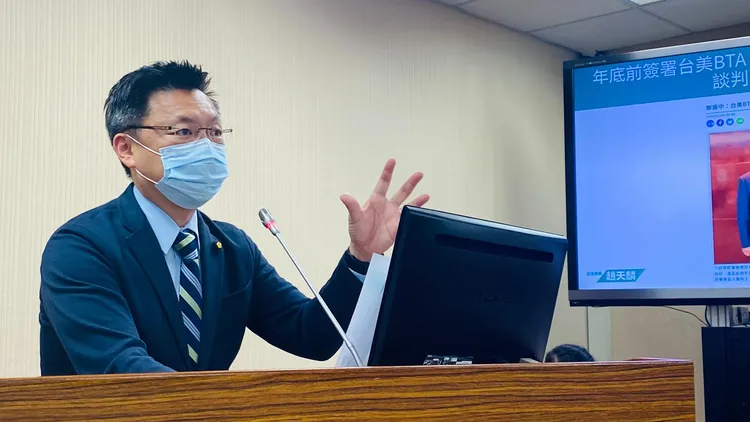 立委趙天麟將遞補中執委。翻攝自趙天麟臉書