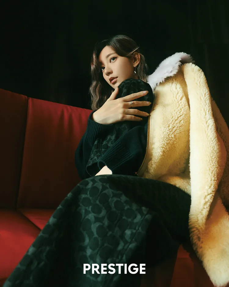 郭雪芙稱與王子在《山中森林》起衝突的場面令她印象深刻。《PRESTIGE TAIWAN》提供