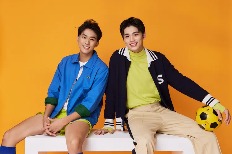 王品澔（右）、徐瑋澤因《全明星運動會》表現搶眼，人氣飆漲。伊林娛樂提供
